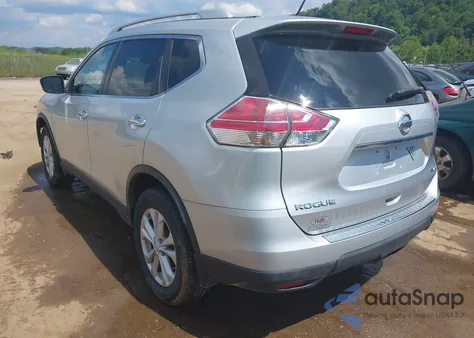 2016 Nissan Rogue Sv z USA, uszkodzony, nr VIN KNMAT2MV4GP614760